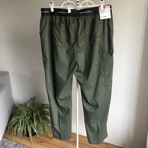 NWT Dickies Women Wide Leg Pull On Pants Moisture Odour Control Khaki Green XXL - Picture 2 of 14